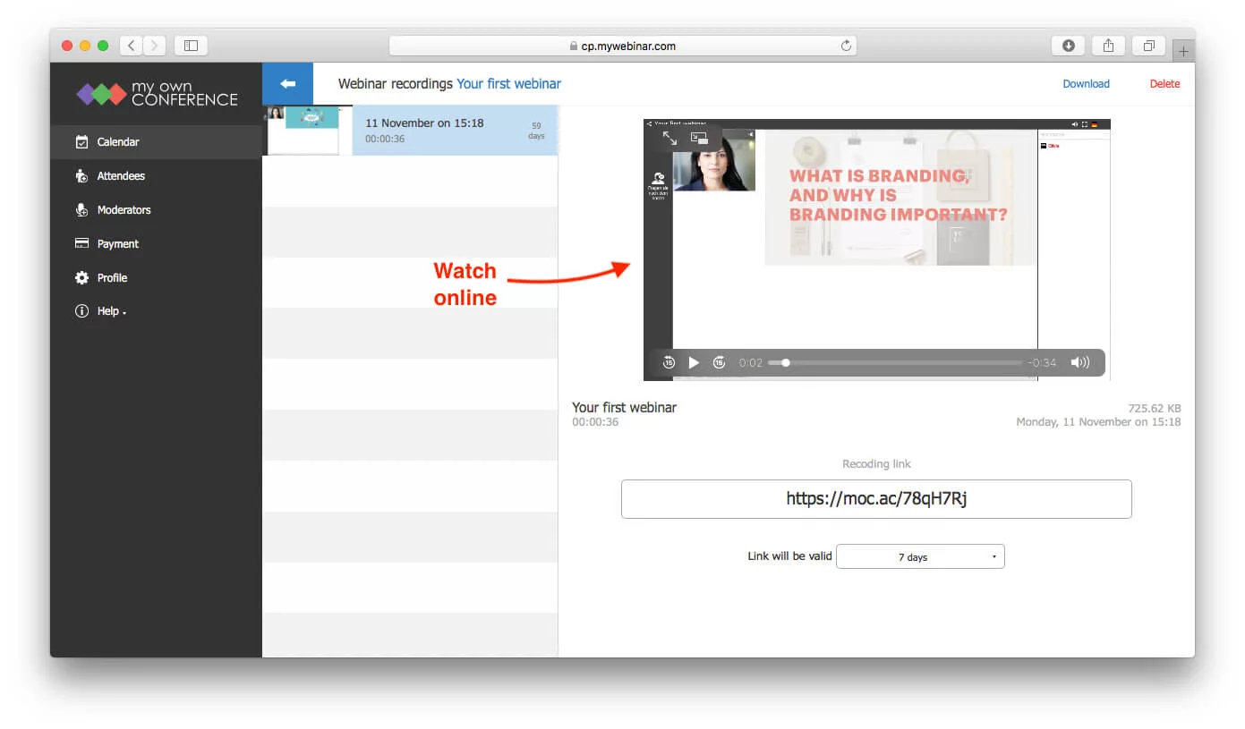 Watch the webinar recording online