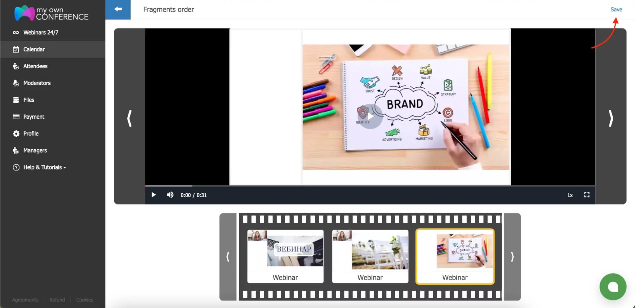 Reorder a few webinar recordings Reorder a few webinar recordings