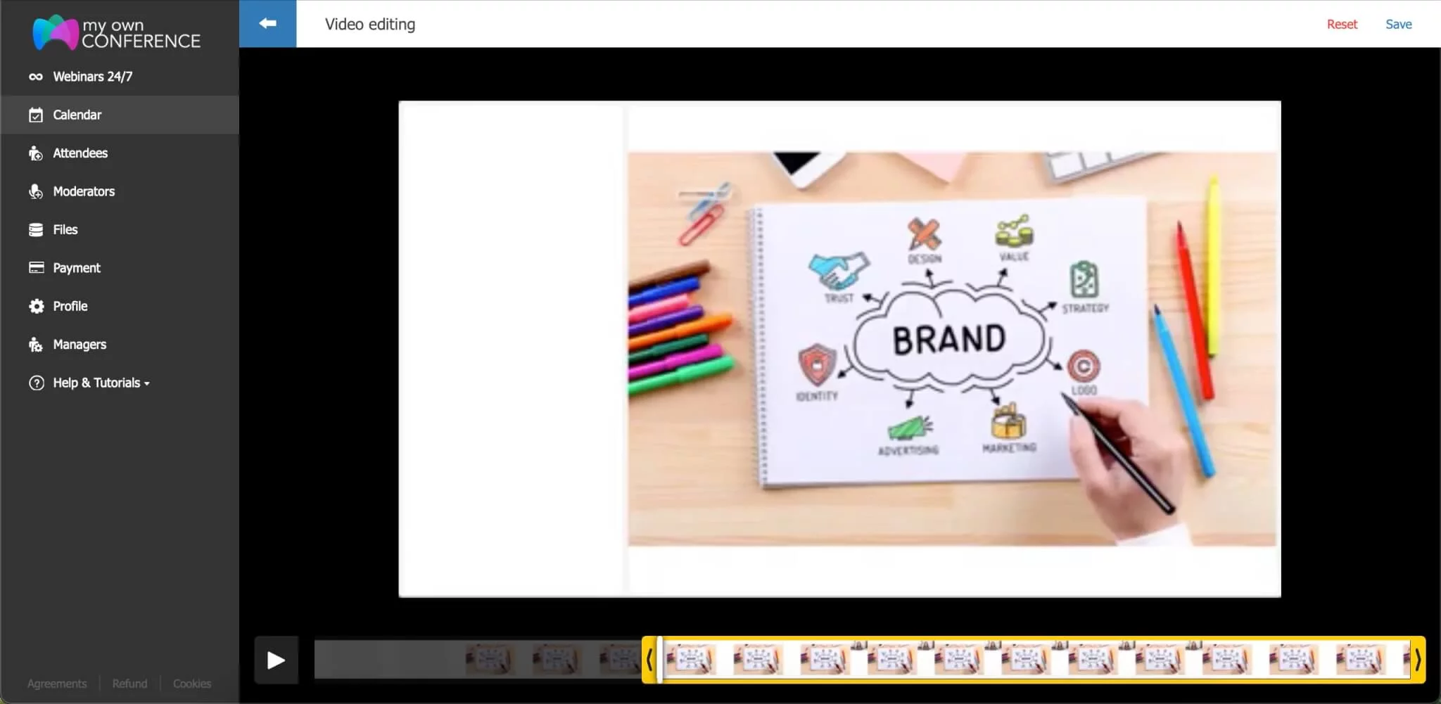Webinar recording trimming process Webinar recording trimming process