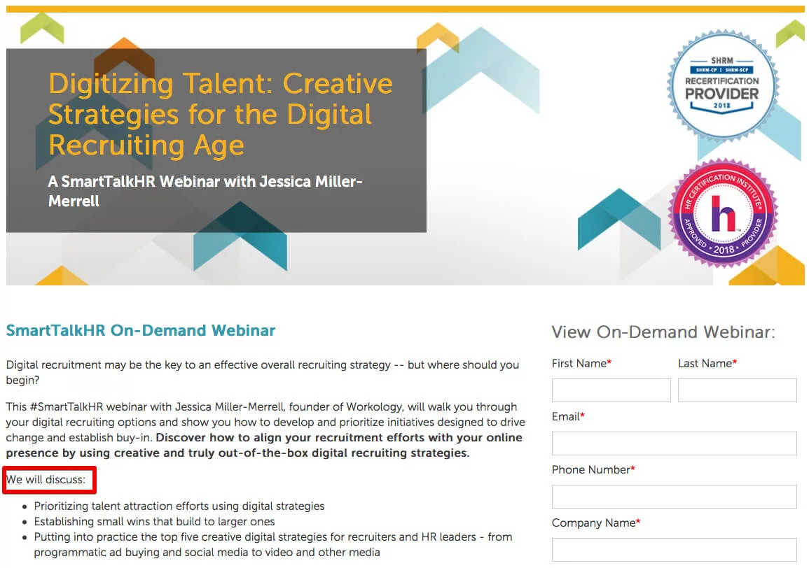 Creative strategies for the digital recruiting age