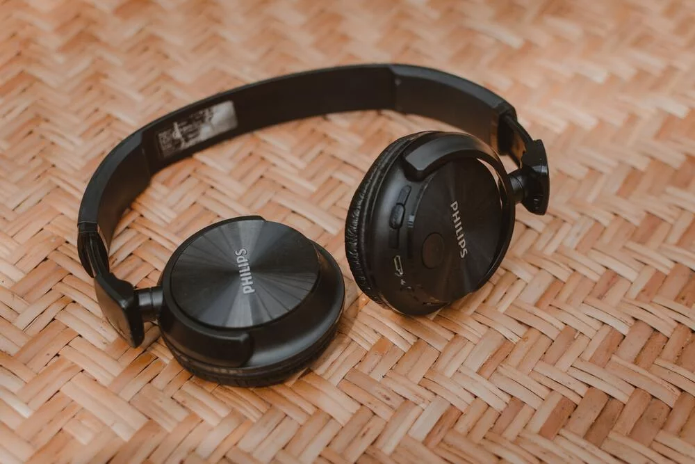 Comfortable headset used for professional virtual meetings and webinars