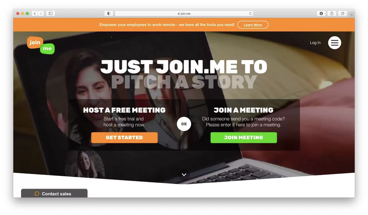 Just join.me to