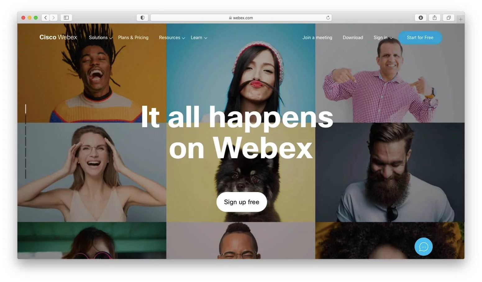 It all happens on Webex