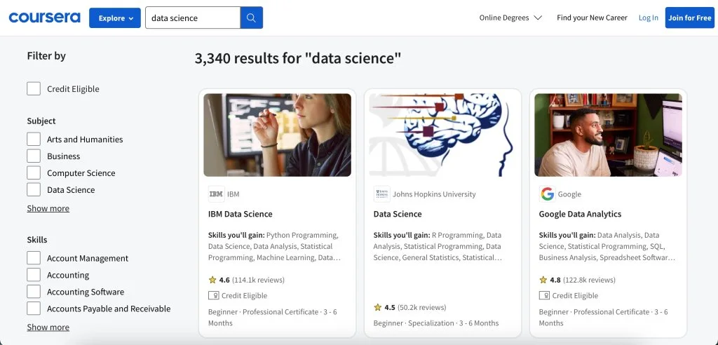 Cousera data science