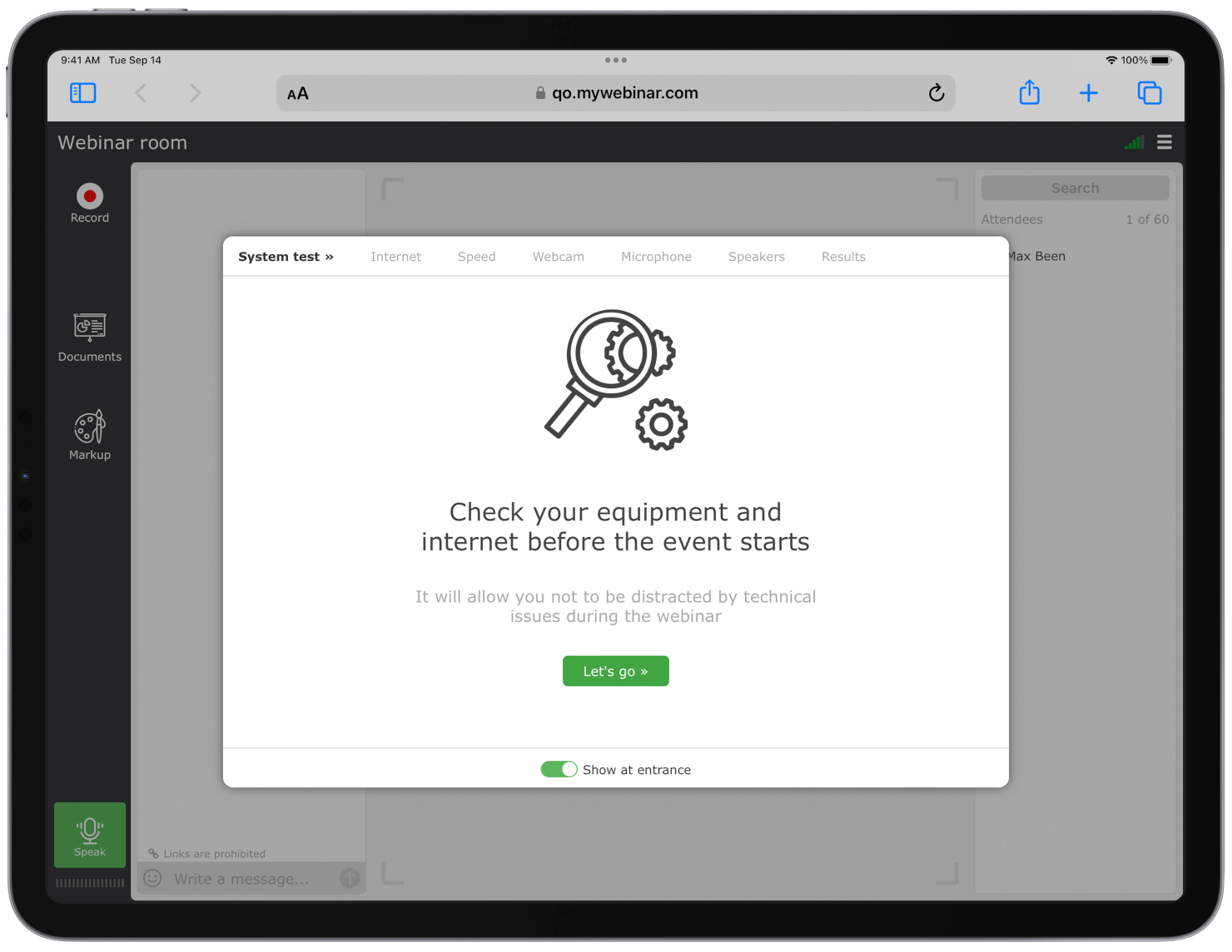 How webinars streamline real-time engagement with audiences Abstract visualization of data exchange during a live session