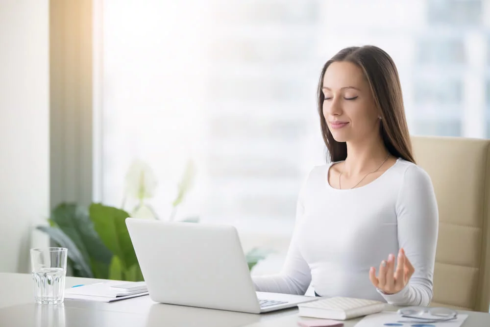 Practice slow breathing.