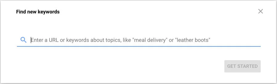 Google Analytics — Find new keywords.