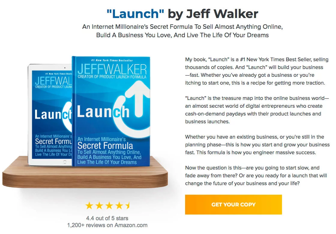 Jeff Walker book