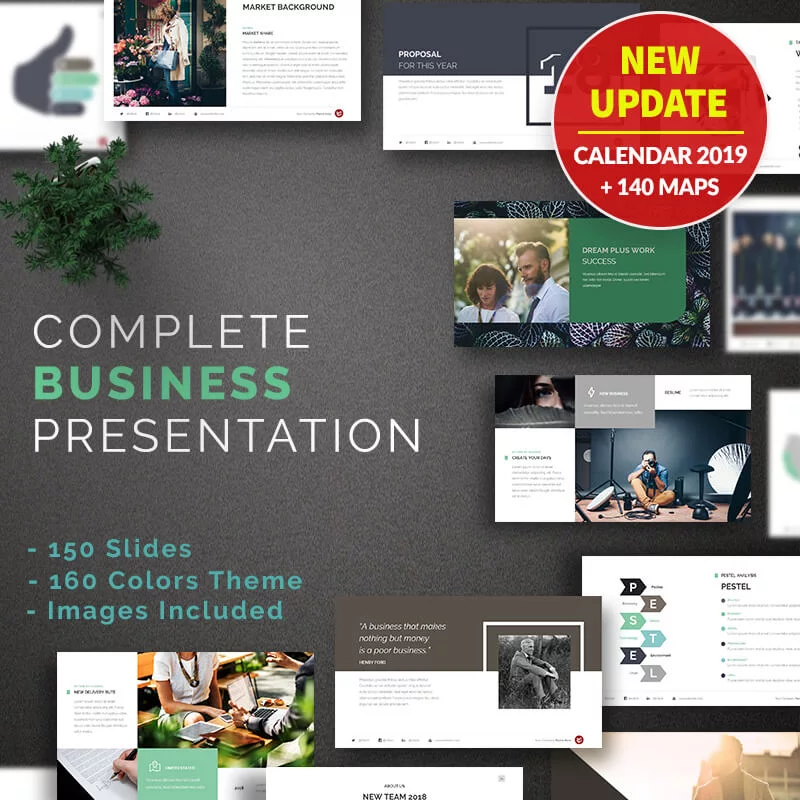 Complete business presentation