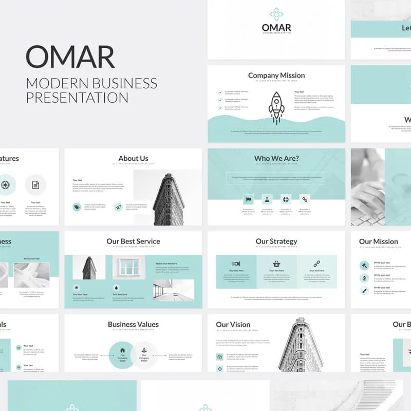 Modern business presentation