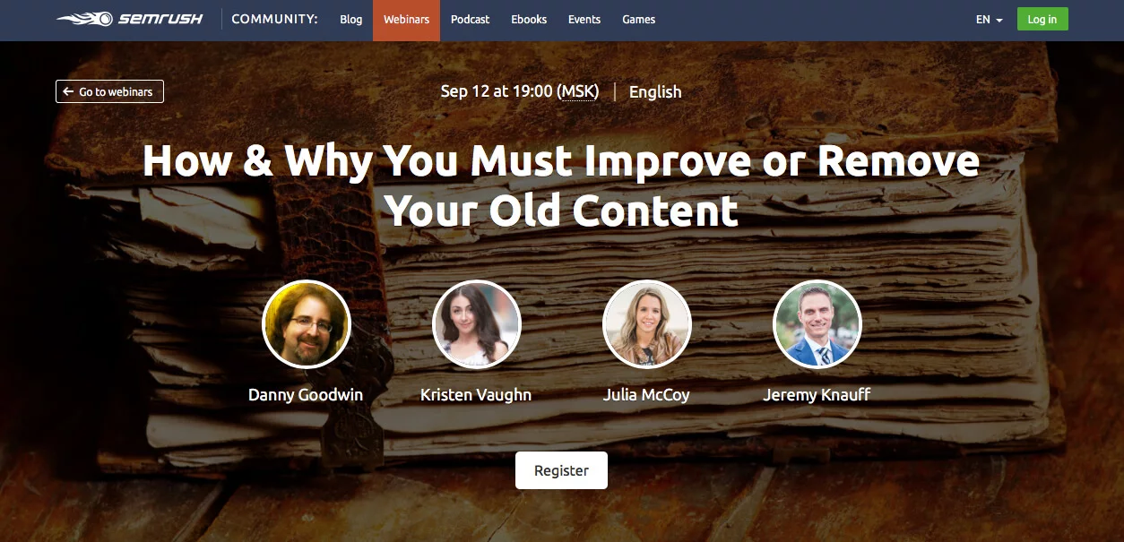 Want more webinar sign-ups? Start with your landing page