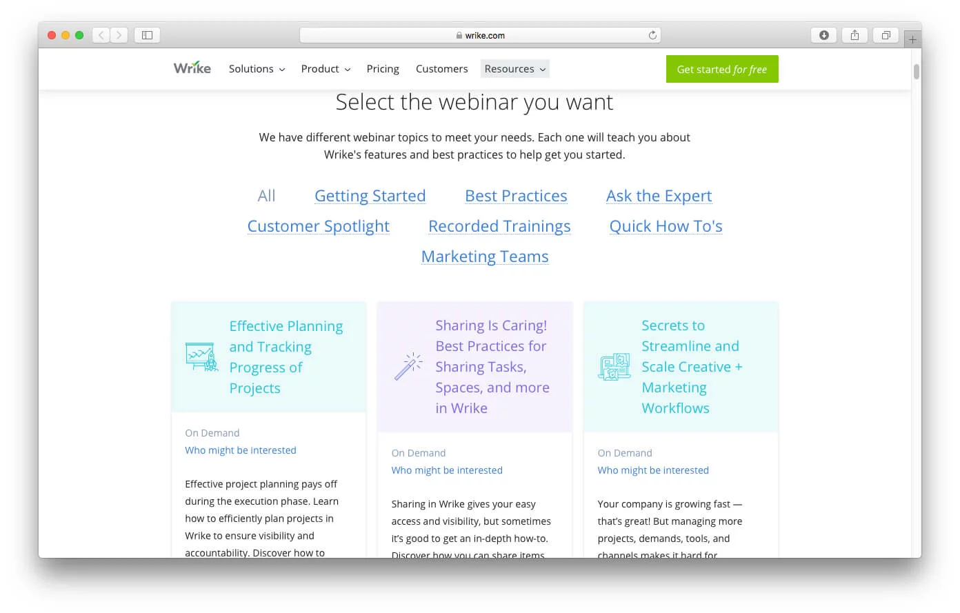 on-demand webinar