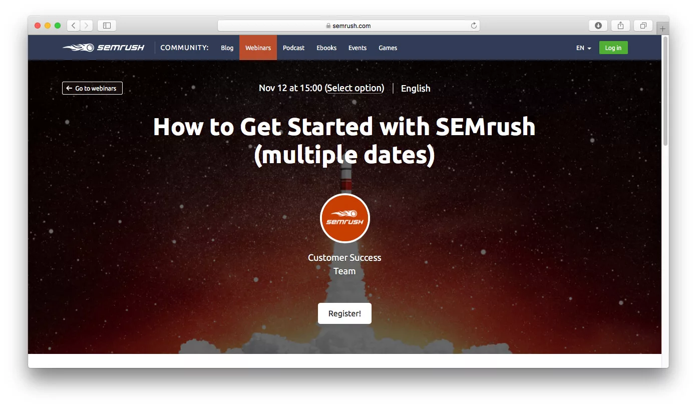 webinar for beginners