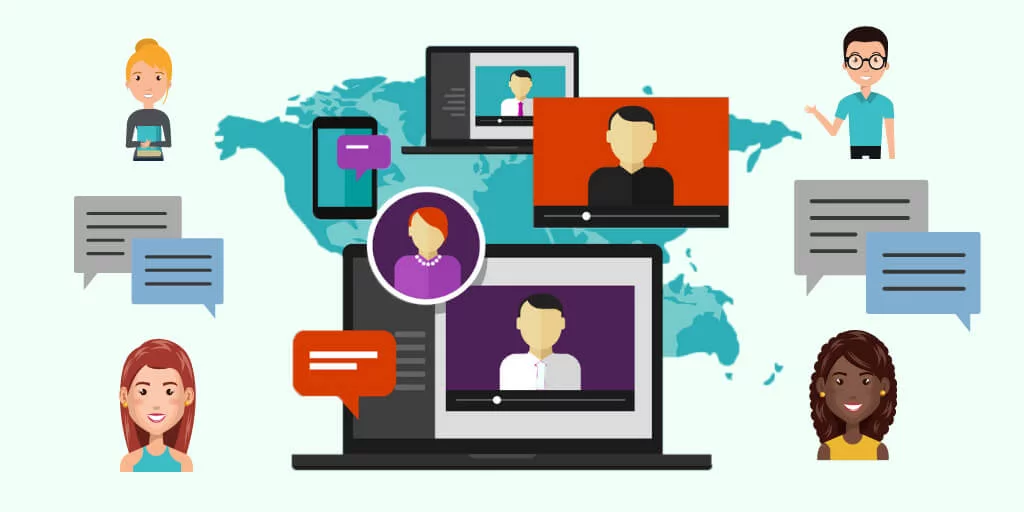 How to Combine All Webinar Marketing Tools into One Strategy Teamwork concept with people assembling puzzle pieces to build a complete webinar marketing strategy