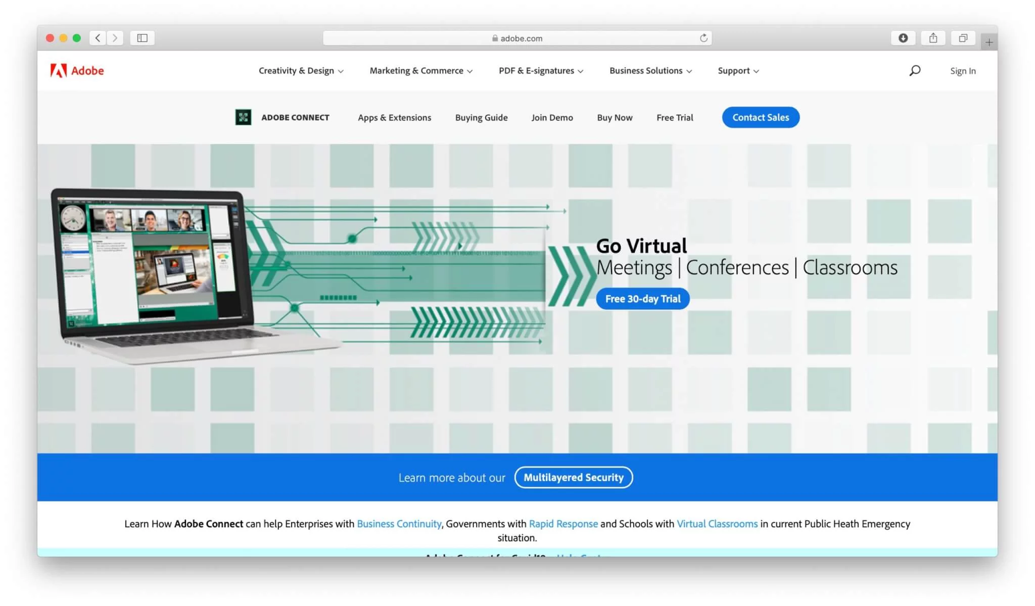 Go virtual — Meetings — Conferences — Classrooms.