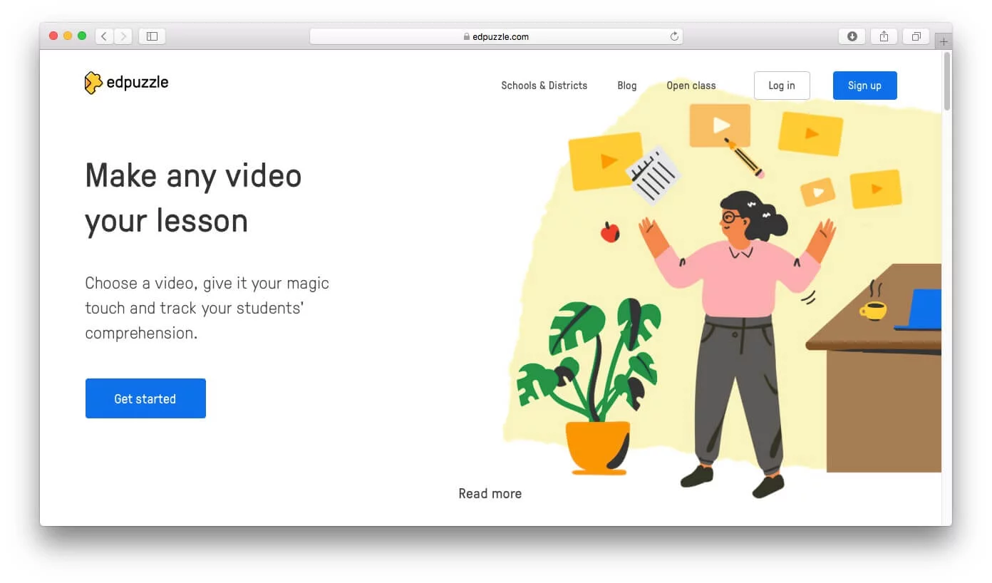 Make any video your lesson.