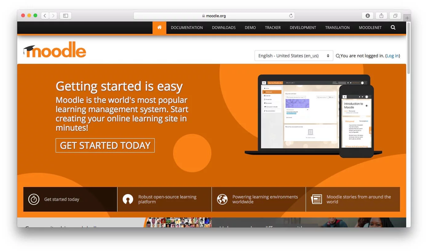 Moodle is the world's most popular learning management system.