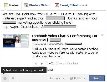 Sharing link