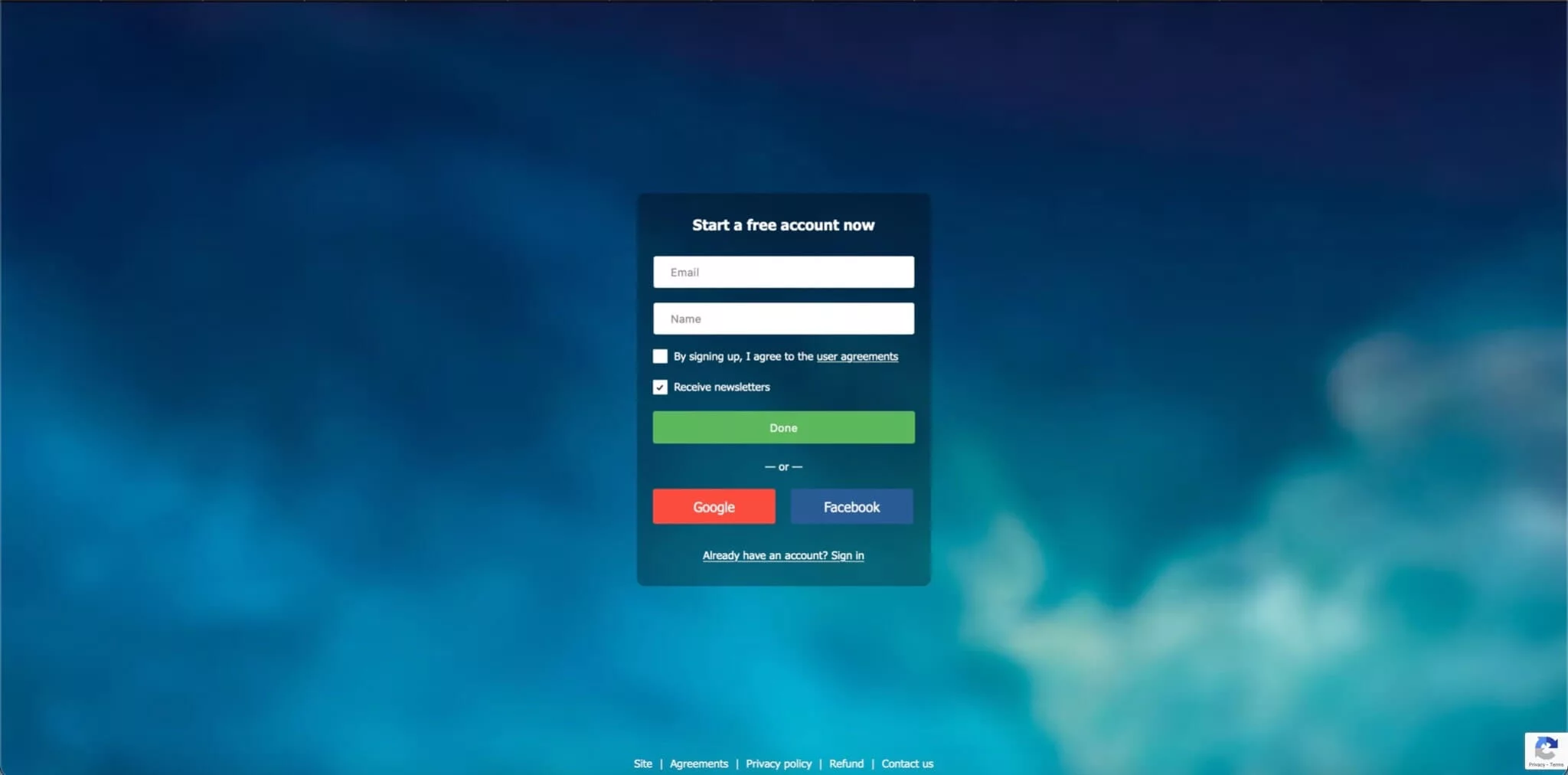 Effortless webinars — start now! Get started with a free account