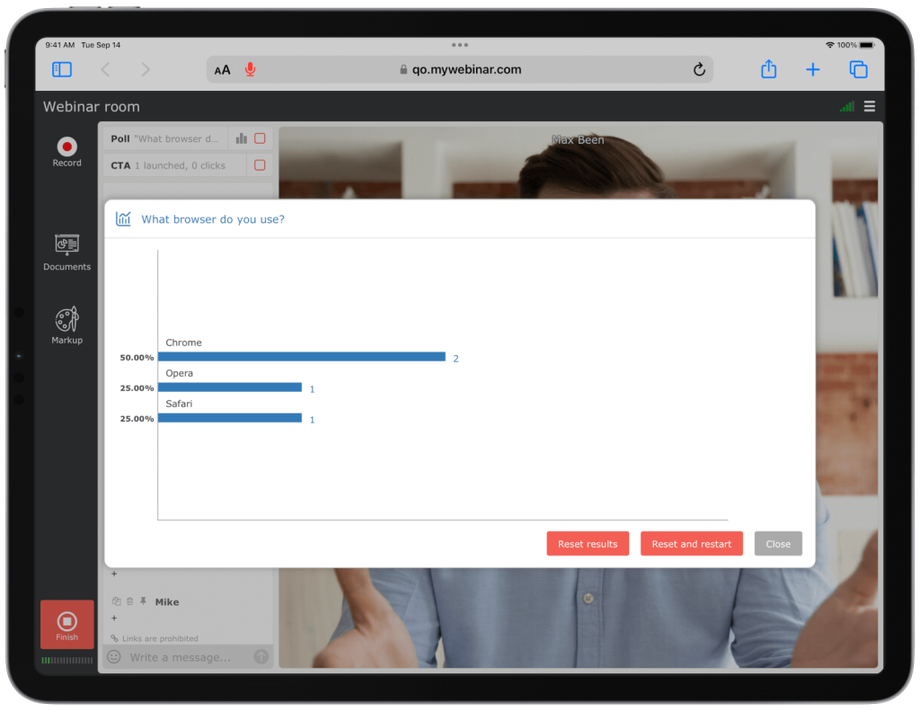 Organize a good poll or survey