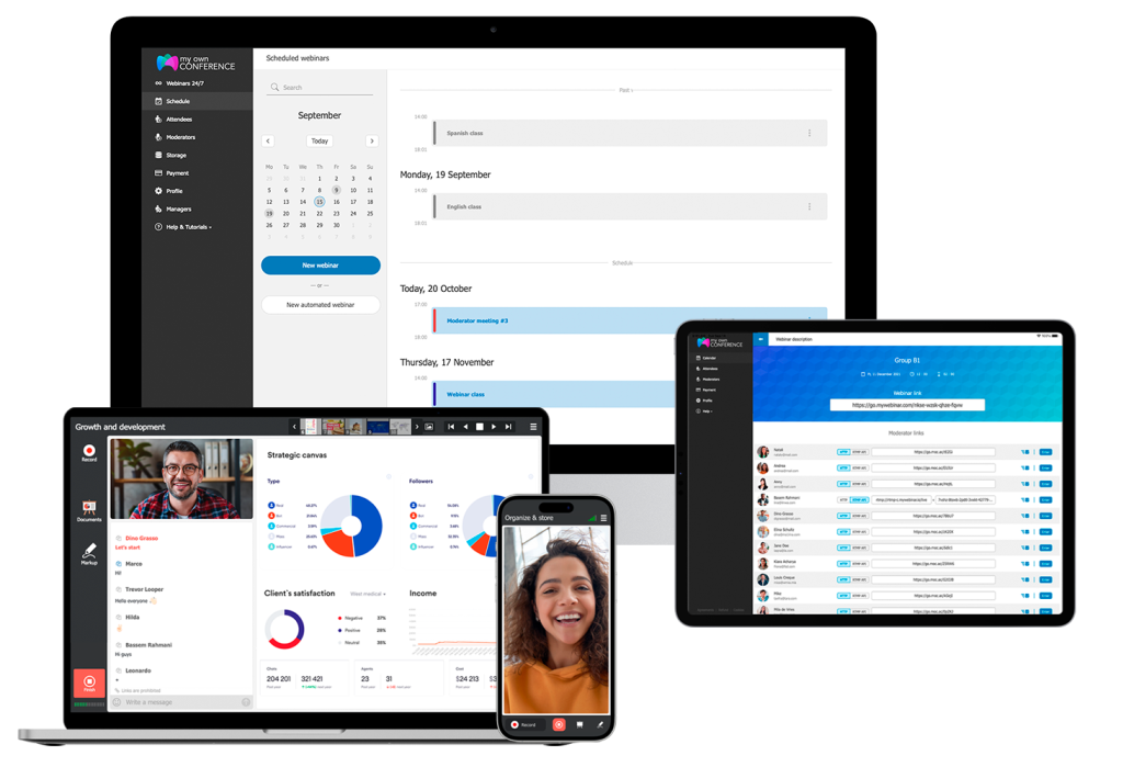 How does a webinar work?