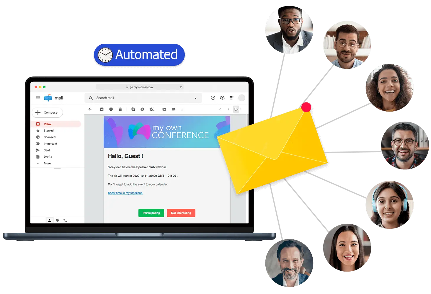 Enhancing academic accessibility through online seminars Follow up with attendees
