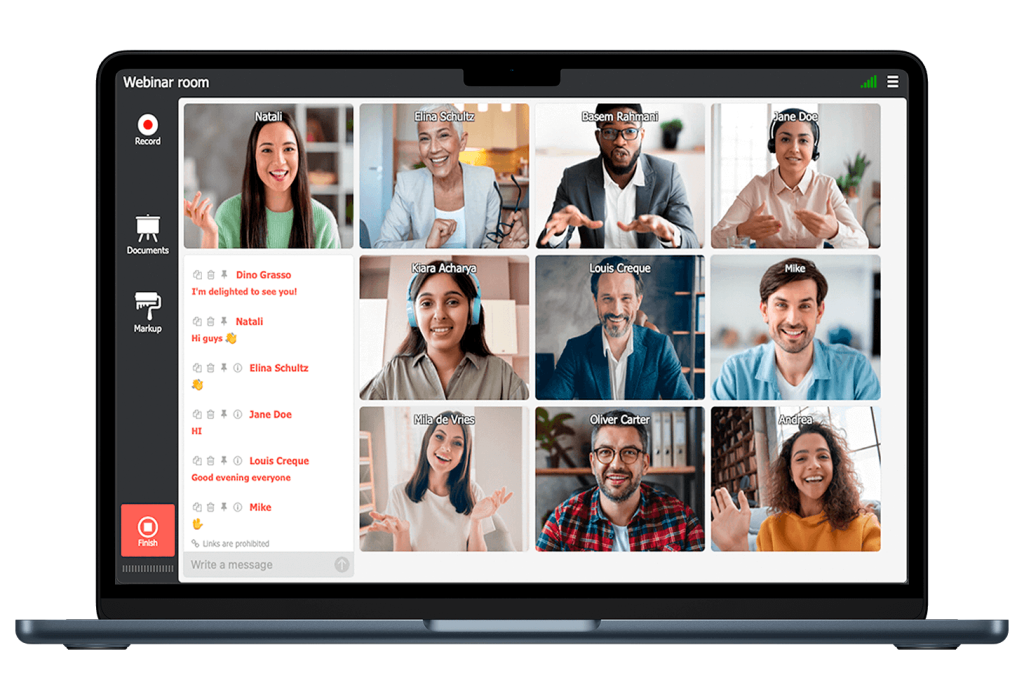 Decide on the format and speakers for your webinar