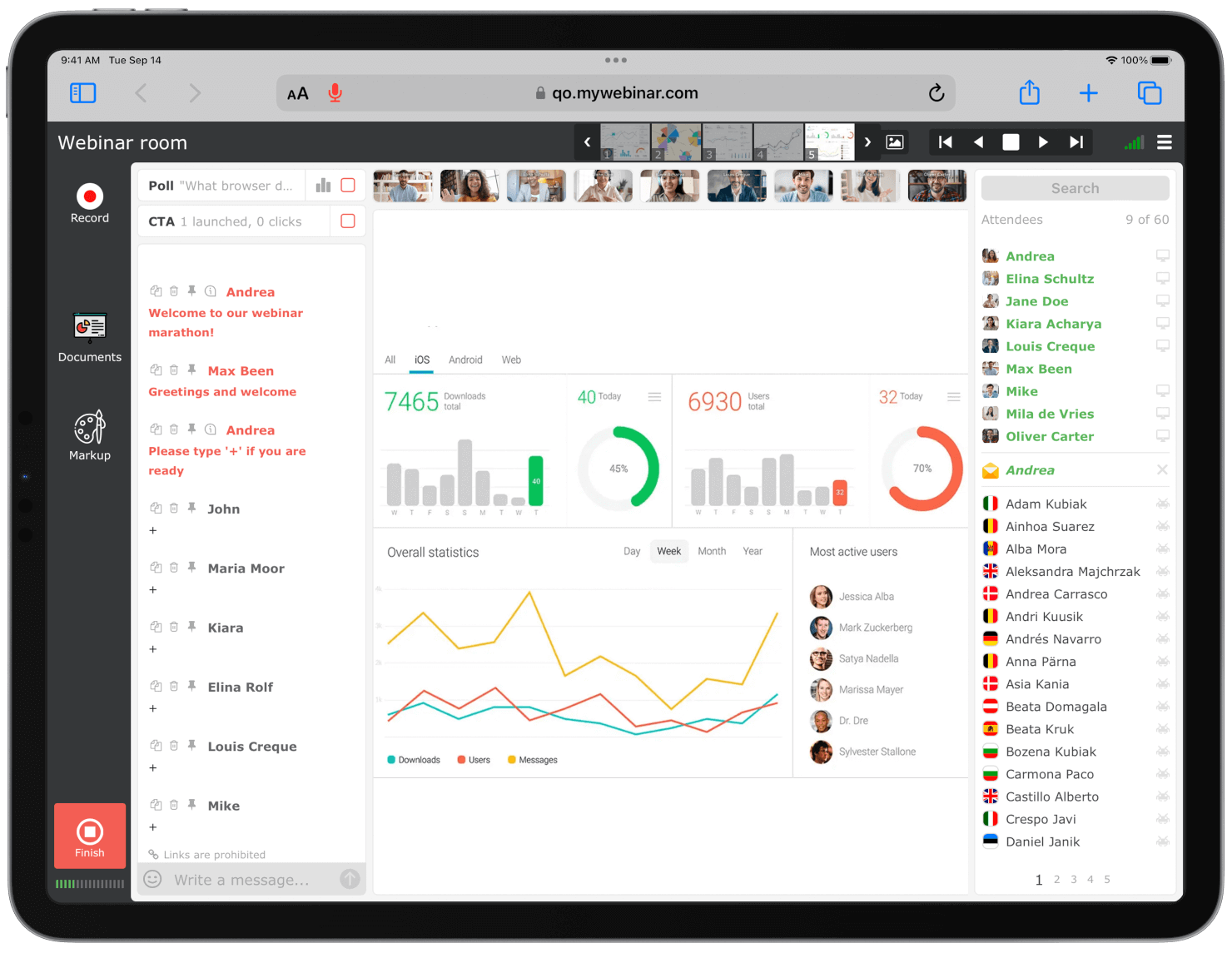 Host a webinar Host a webinar