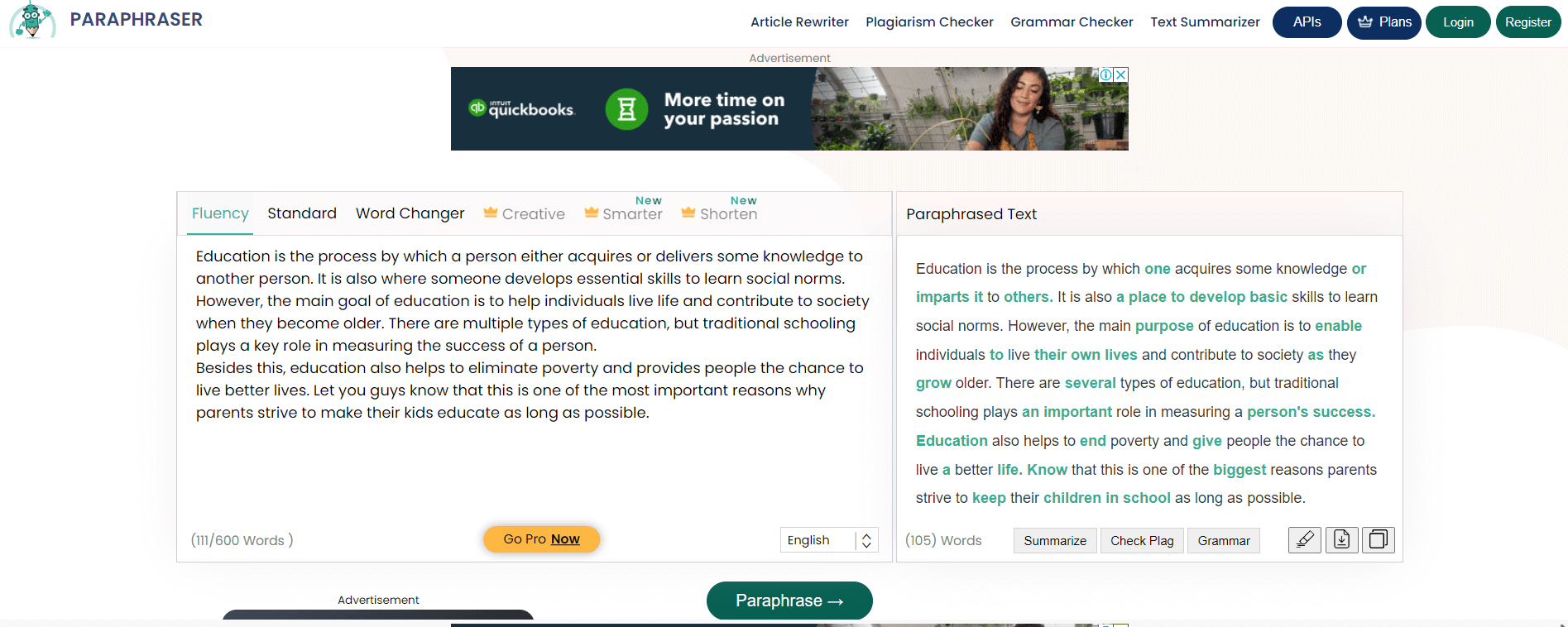 Paraphraser.io is an AI-based tool Paraphraser.io is an AI-based tool