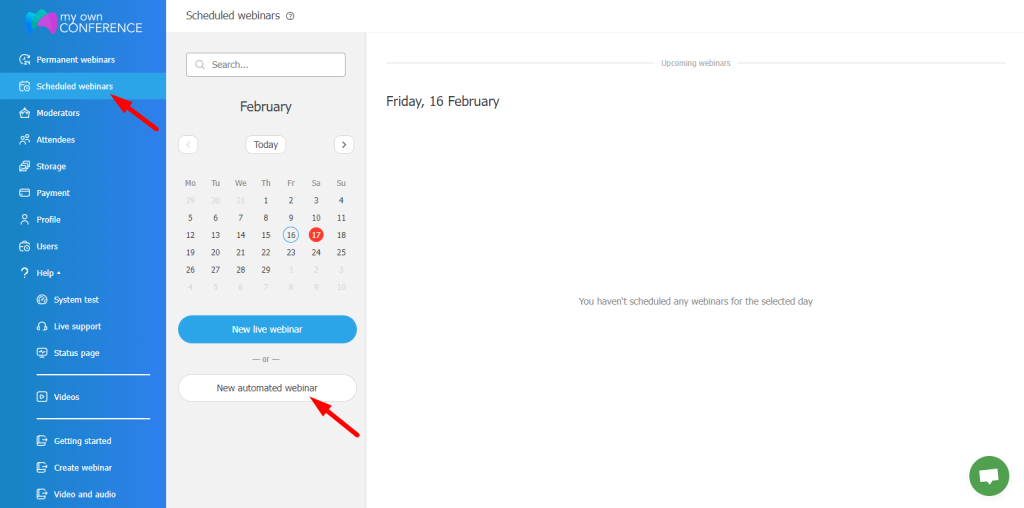 Webinars on autopilot