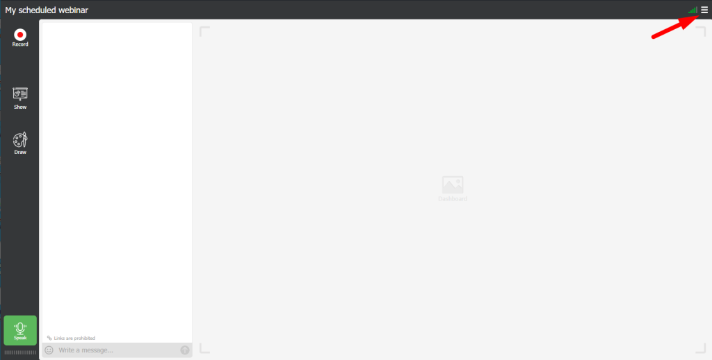 Setting in main menu