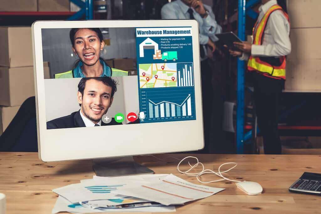 Different types of webinar platforms for business communication Office video call illustrating types of webinar platforms used for business communication and remote team collaboration