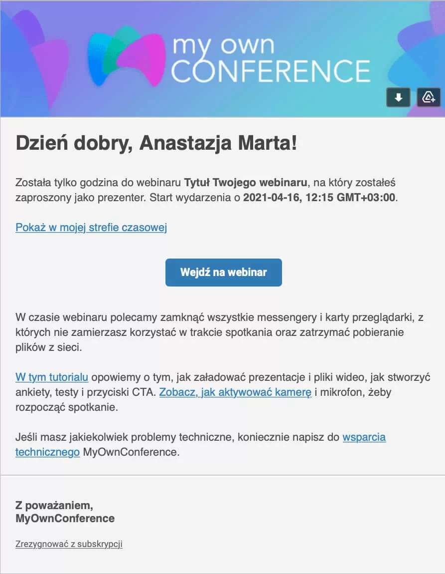 Skuteczne sposoby angażowania odbiorców podczas prezentacji online Prezenter korzysta z materiałów wizualnych, aby przyciągnąć uwagę publiczności