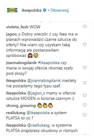 odpowiedzi na komentarze
