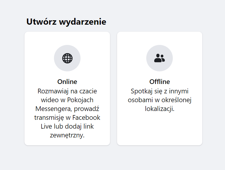 Utwórz wydarzenie