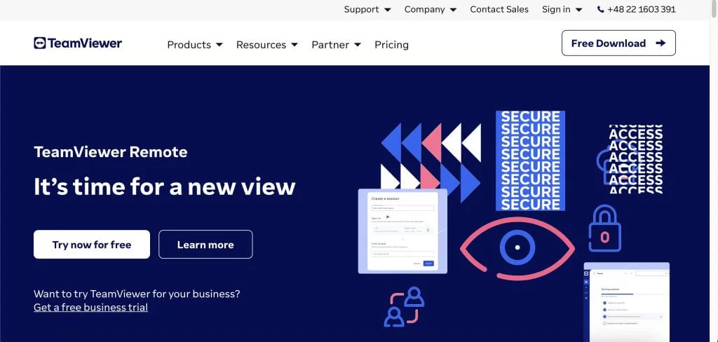 Team Viewer do współdzielenia ekranu