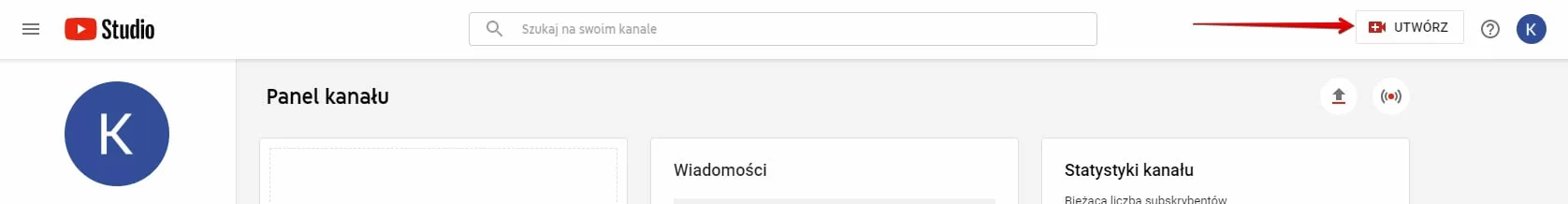 dodanie wideo na youtube