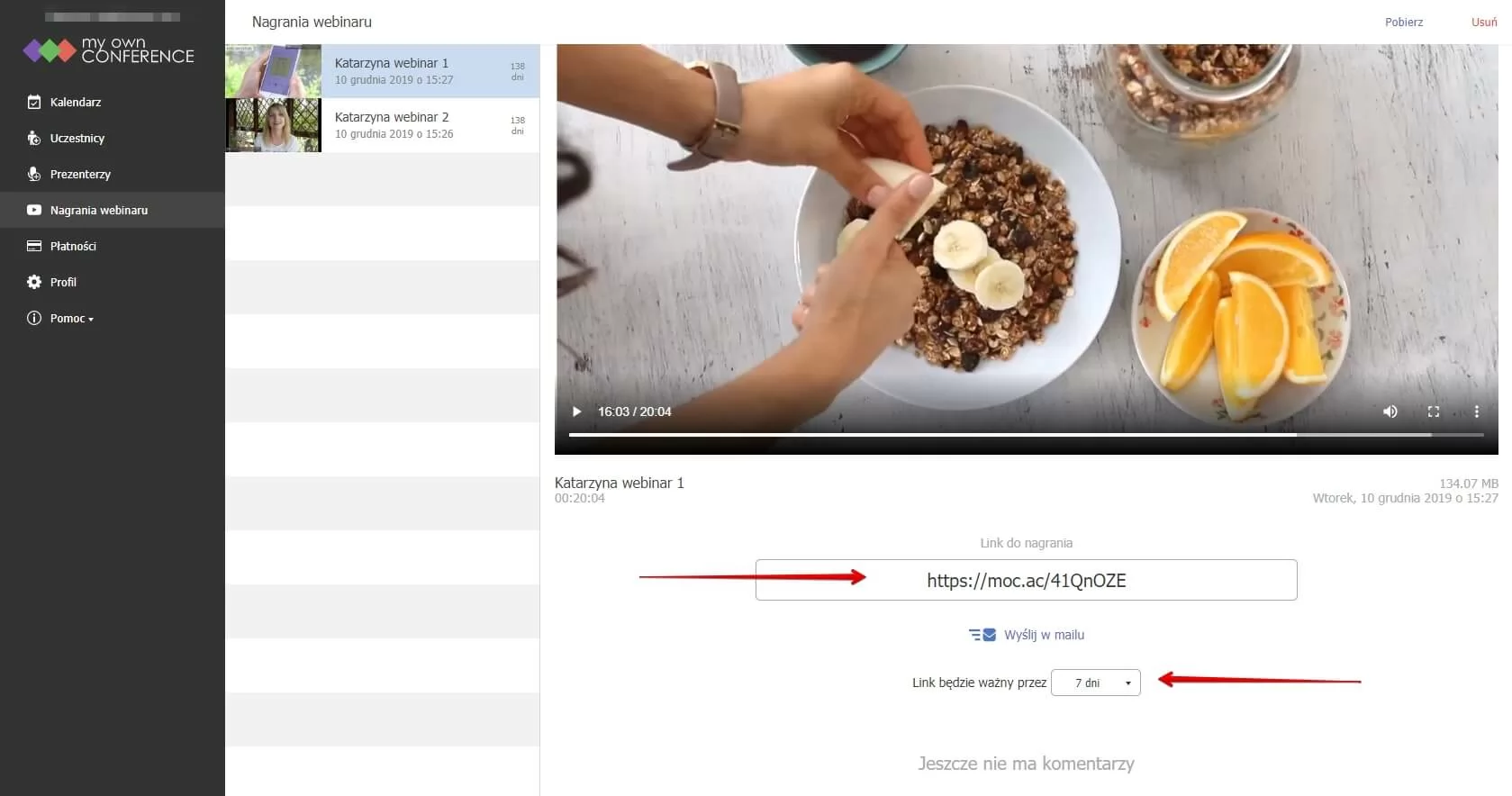 ograniczenie dostępu do kursu online