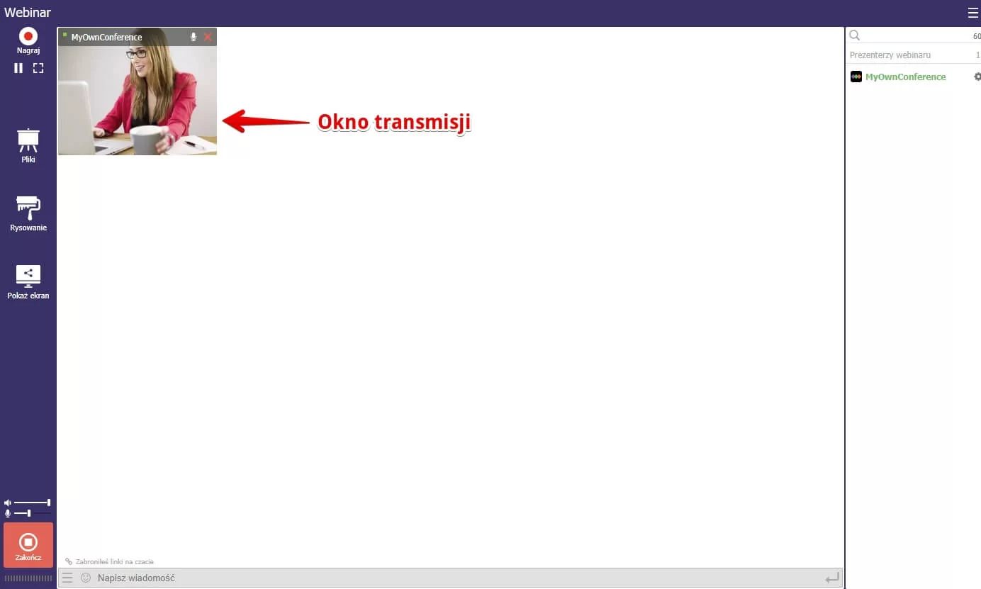 Okno transmisji