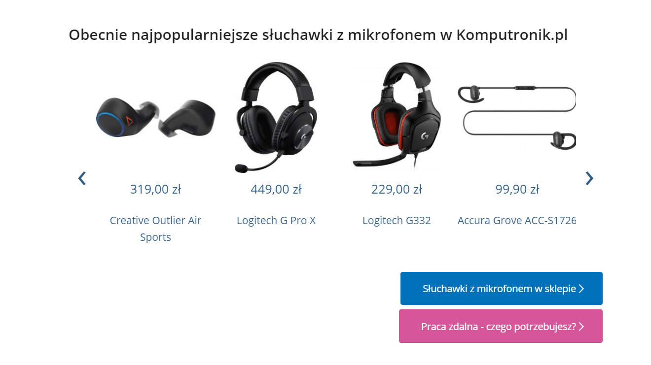 wystąpienie przed kamerą sprzęt