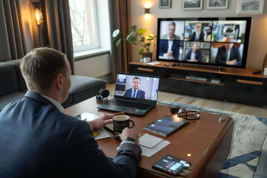 Jak oszczędzać energię i dbać o środowisko podczas spotkań online Odpowiedzialne korzystanie z wideokonferencji pomaga chronić środowisko i zmniejszać zużycie energii