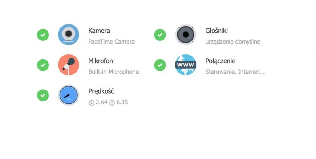 Test sprzętu