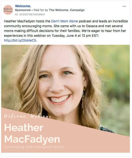 Reklama Webinar Heather MacFadyen