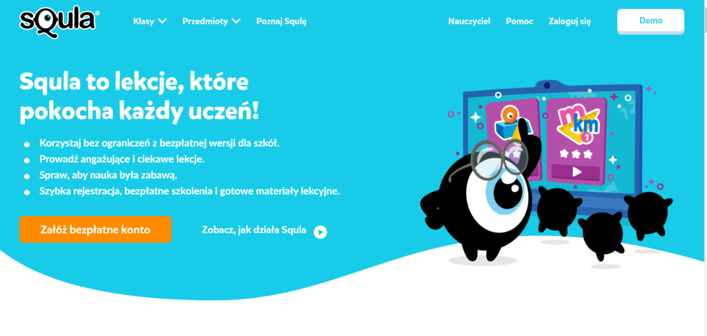Platformy edukacyjne - Squla
