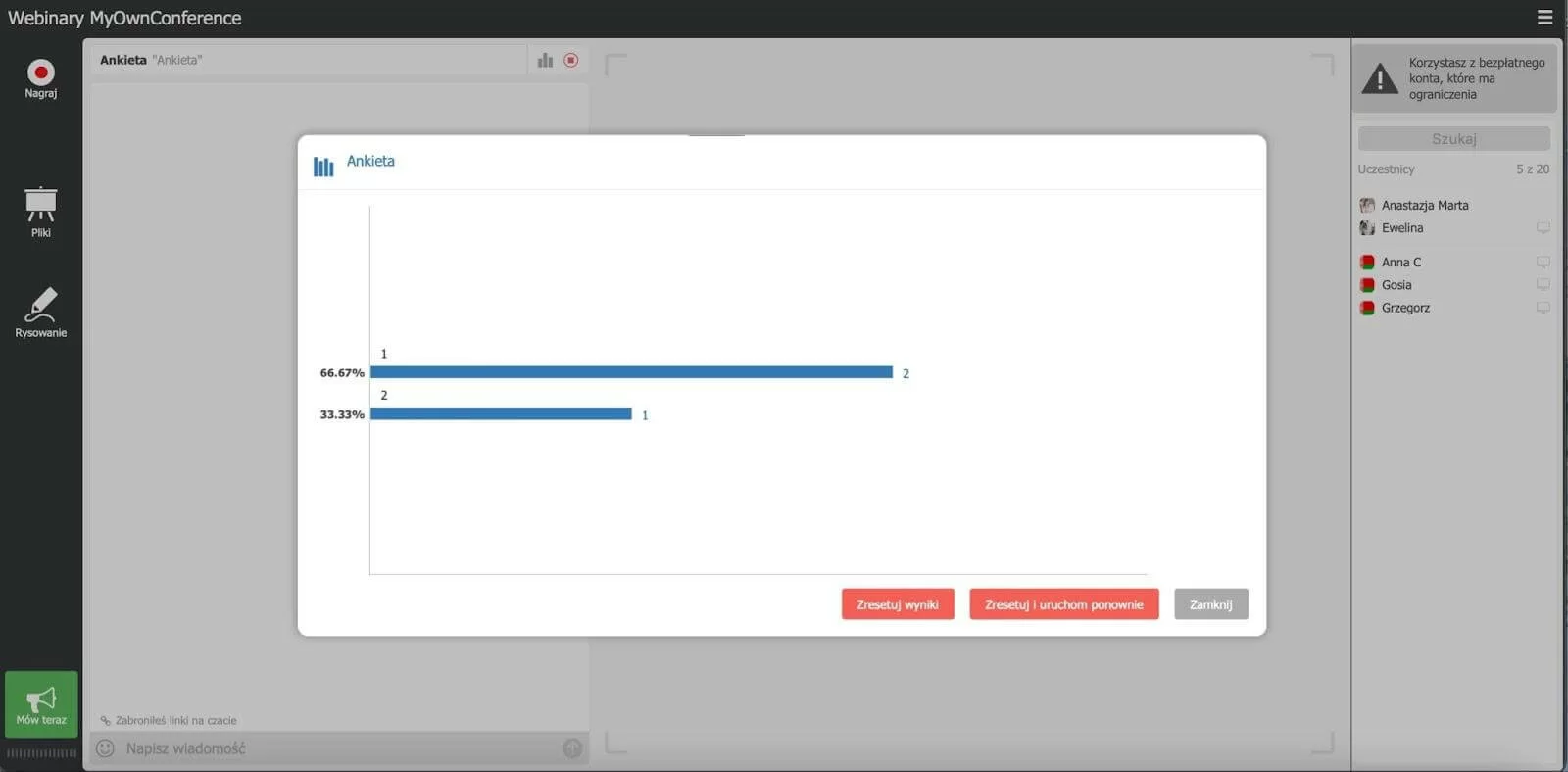 Wykorzystaj interaktywne funkcje, aby ożywić swój webinar Nowoczesne narzędzia do tworzenia ankiet i quizów na żywo