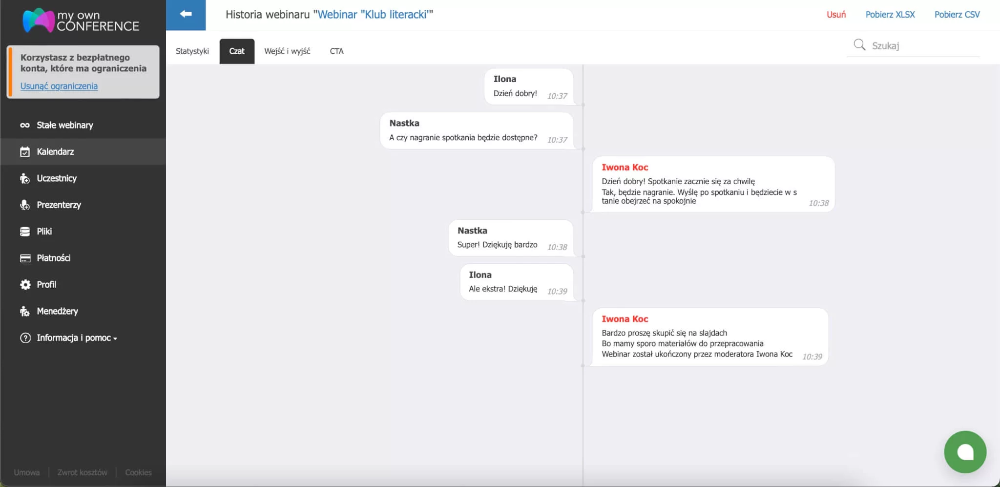 Odkryj, jak dane z MyOwnConference wspierają rozwój twoich webinarów Wykresy i raporty pomagające lepiej planować przyszłe wydarzenia