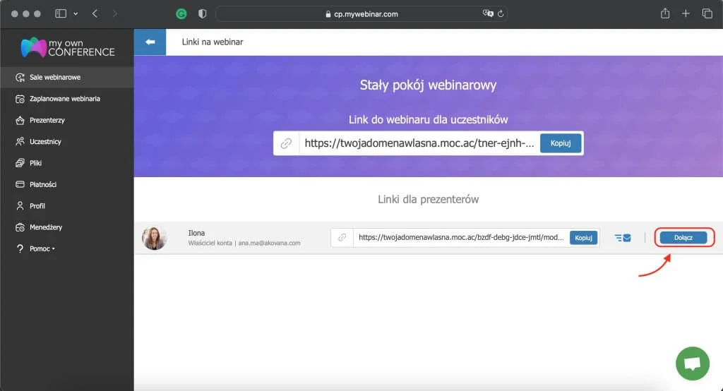 Link do pokoju webinarowego