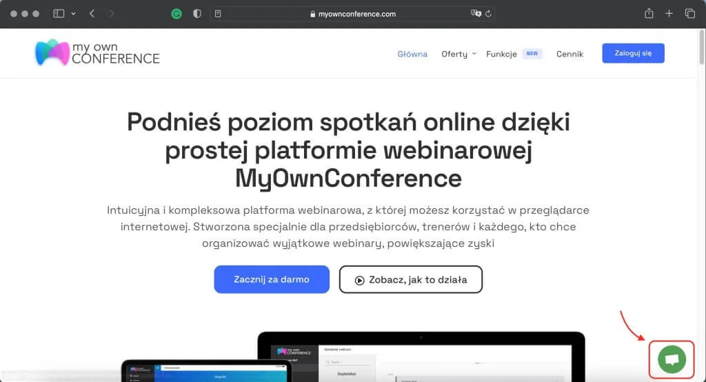 Wsparcie webinarowe