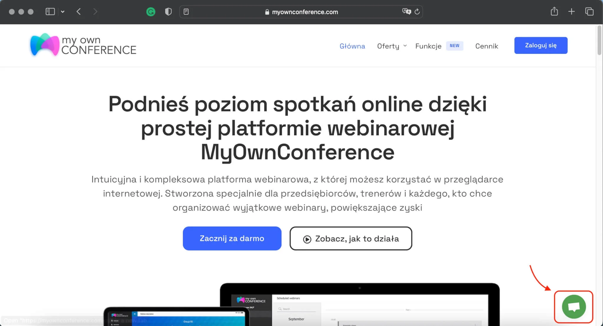 Wsparcie webinarowe
