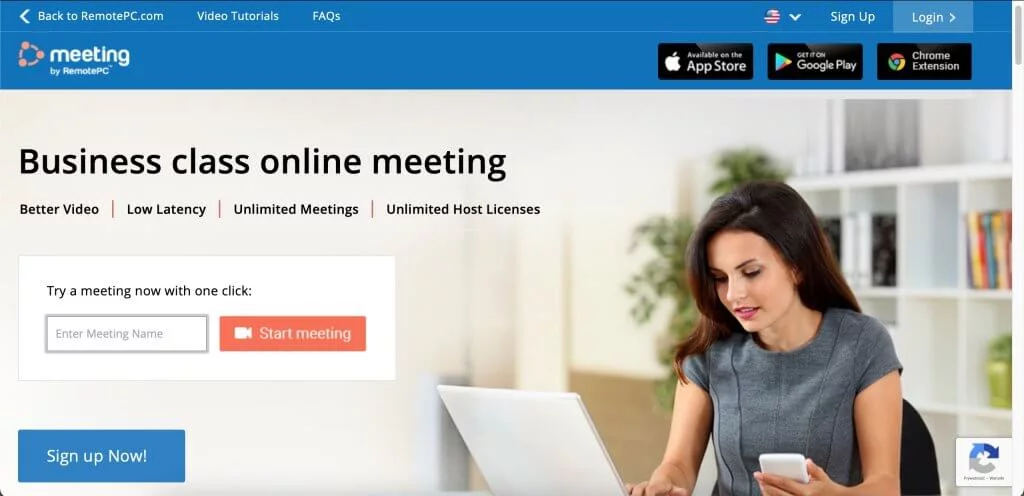 сервис RemotePC Meeting